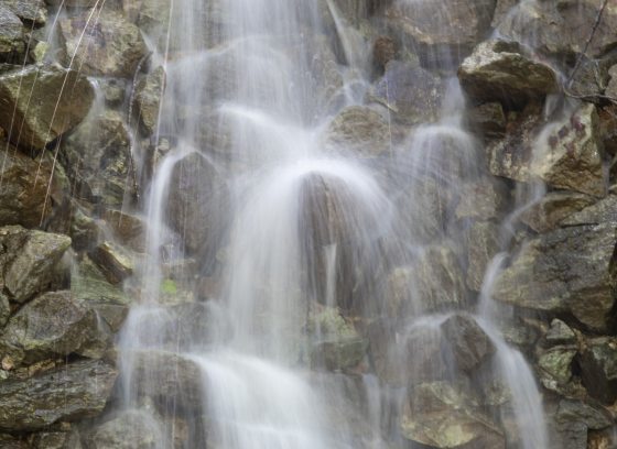 Long exposure capture of Pierce's Woods Waterfall 
