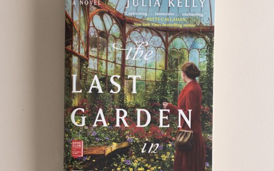 The cover of the book The Last Garden in England.