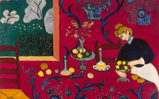 Painting - The Dessert: Harmony in Red by Henri Matisse