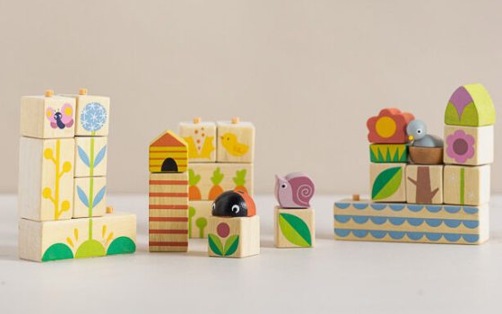 Wooden Garden Blocks 
