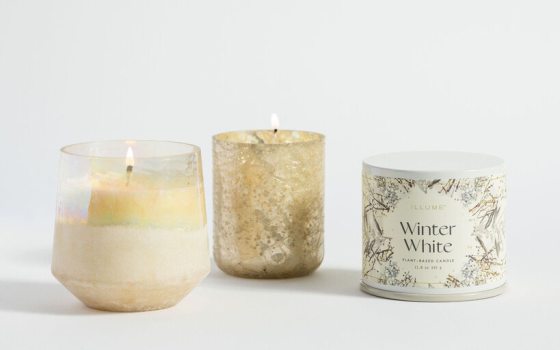 Winter White Candles