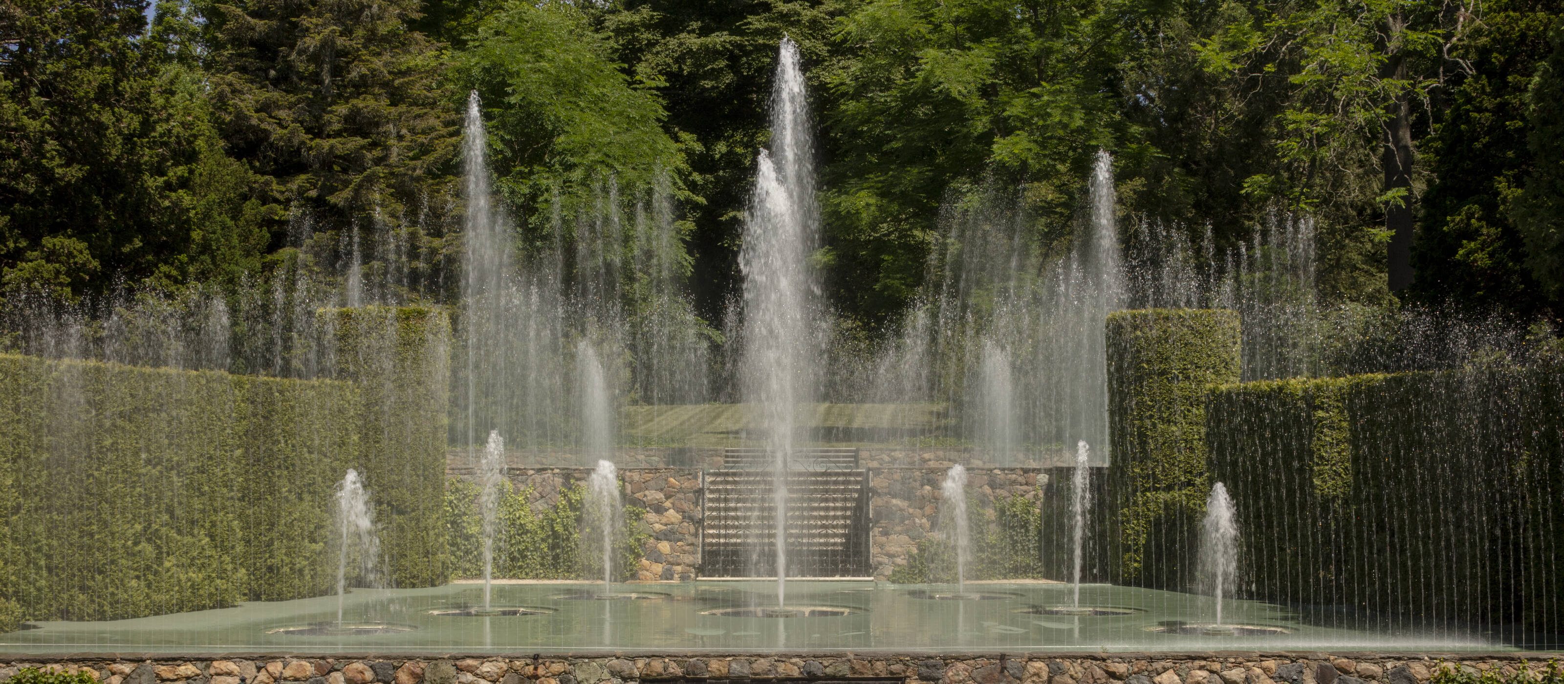 Open Air Theatre Fountain Shows Longwood Gardens
