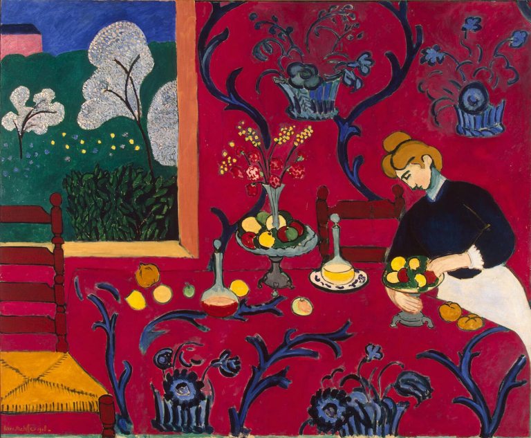 Painting - The Dessert: Harmony in Red by Henri Matisse