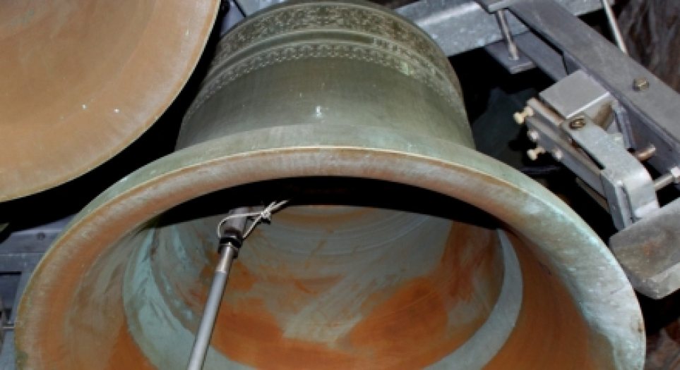 carillon bell up close