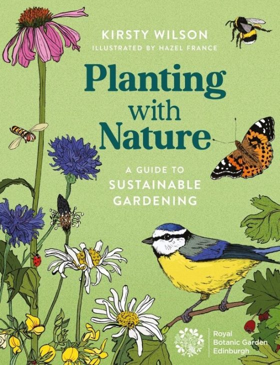The cover of the book "Planting with Nature."