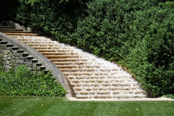water tumbling down a waterfall