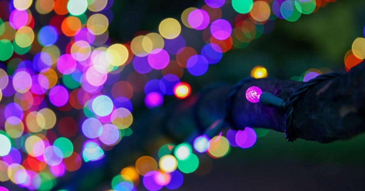 holiday lights background